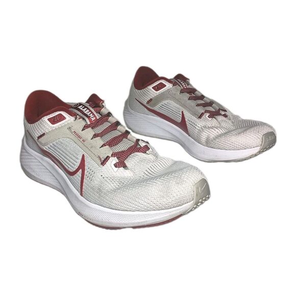 Nike Air Zoom Pegasus 40 Mens Size 8 White Red Athletic Running Shoes Sneakers main image 4